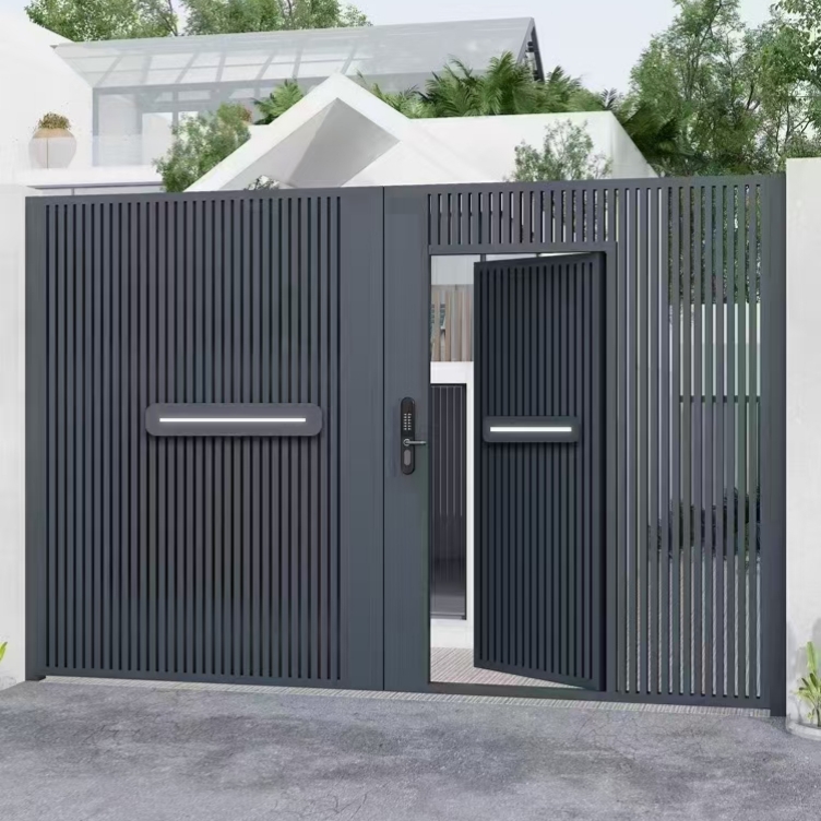 鋁藝電動門-PK8-308